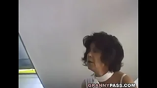 Hairy Grandma Takes Young Hawkshaw